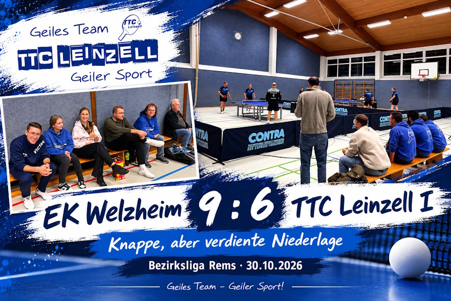Tischtennis Matchbericht 9 6 Niederlage